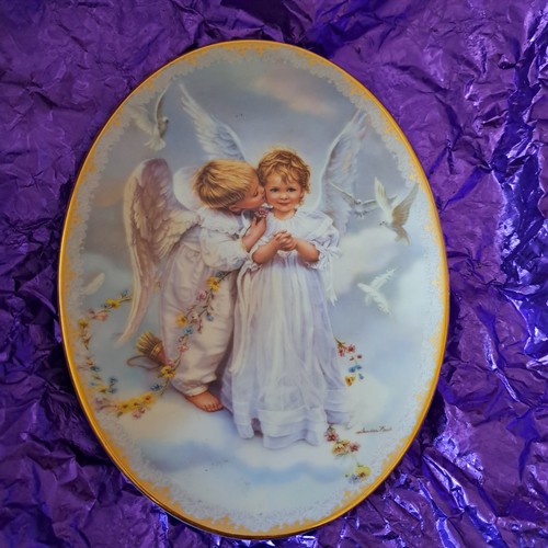 Angel kisses 1999 plate - angel,